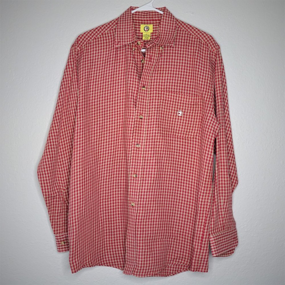 Duck Head Button Down Long Sleeve Shirt Mens Med